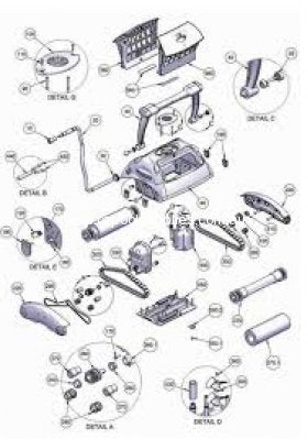 ASTRAL RB/ RT, RBX, RTX ROBOTIC CLEANER DRIVE BELT ASTRAL RB/ RT, RBX, RTX ROBOTIC CLEANER DRIVE BELT